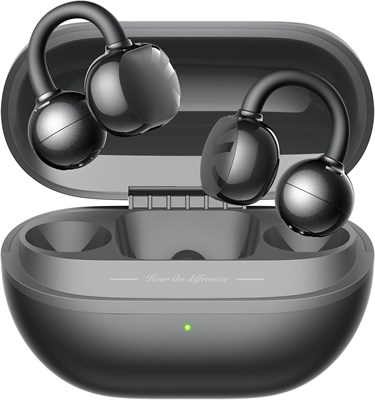 Наушники-вкладыши открытого типа SOUNDPEATS POP Clip Ear, Bluetooth 5.4, лёгкие и комфортные, система шумоподавления AI Call-звонков с двойным подключением, беспроводные наушники с эффектом погружения, 30H, IPX5, управление через приложение 1000008062 - фото 532418