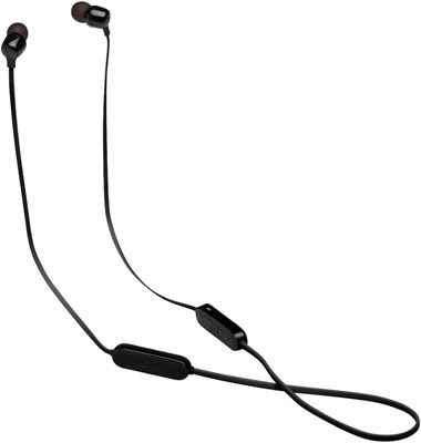 Беспроводные внутриканальные наушники JBL Tune 125BT, звук Pure Bass, технология Bluetooth 5.0 без потерь, аккумулятор на 16 часов, магнитный кабель, многоточечное подключение, голосовой помощник, 3-кнопочный пульт ДУ с микрофоном — черный, JBLT125BTBLK 1000008085 - фото 532538