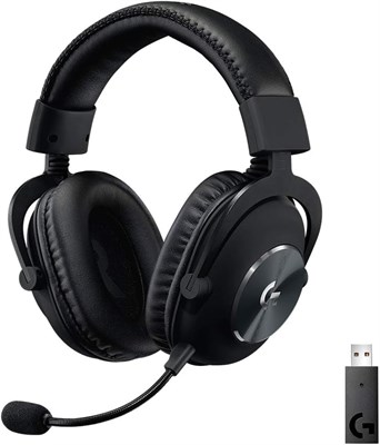 Беспроводная игровая гарнитура Logitech G Pro X Lightspeed с микрофонным фильтром Blue Vo!Ce, 50-мм динамиками Pro-G и технологией объемного звука DTS Headphone:X 2.0 1000008086 - фото 532543