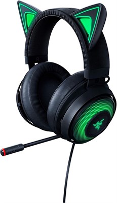 Игровая USB-гарнитура Razer Kraken Kitty Chroma, чёрная, Rz04-02980100-R3M1 1000008092 - фото 532583