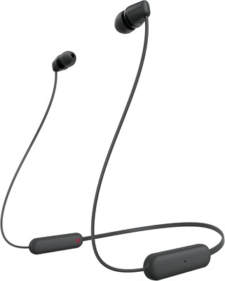 Беспроводные внутриканальные Bluetooth-наушники Sony WI-C100 со встроенным микрофоном, черные, средние, WI-C100/B 1000008111 - фото 532684