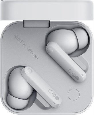Наушники-вкладыши CMF by Nothing Buds Pro 2 Bluetooth, встроенный ChatGPT, TWS с технологией Clear Voice Technology 2.0, 50 дБ Smart ANC, до 11 часов автономной работы, эффект пространственного звука, IP55, светло-серый, версия для Ближнего Востока 1000008131 - фото 532781