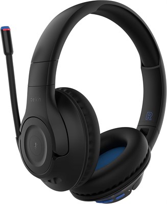 Беспроводная полноразмерная гарнитура Belkin SoundForm Inspire для детей. Накладные наушники для девочек и мальчиков, для онлайн-обучения и путешествий со встроенным микрофоном. Совместима с iPhone, iPad, Galaxy и другими устройствами. 1000008154 - фото 532890