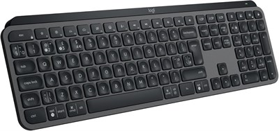 Беспроводная клавиатура Logitech MX Keys S, низкопрофильная, плавный и точный тихий ввод текста, программируемые клавиши, подсветка, Bluetooth, зарядка через USB-C, для ПК с Windows, Linux, Chrome, Mac — графитовая раскладка INT 1000008171 - фото 532987