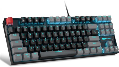 Механическая игровая клавиатура MageGee 75% (черно-серый/красный переключатель) 1000008183 - фото 533042