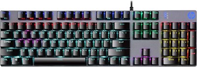 Проводная игровая механическая клавиатура HP GK400F RGB 1000008249 - фото 533350