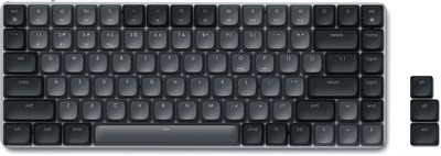 Механическая клавиатура Satechi SM1 75% для Mac и Windows, Bluetooth-клавиатура со светодиодной подсветкой, 84 клавиши, компактная, беспроводная, игровая — тёмно-серый/серый 1000008254 - фото 533375