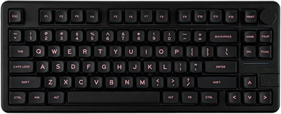 Беспроводная игровая клавиатура EPOMAKER Galaxy70, 75% алюминия, механическая, программируемая клавиатура с Bluetooth 5.0/2.4 ГГц/USB-C, проводная, кремовая, с возможностью горячей замены (черная, переключатель Zebra) 1000008272 - фото 533464