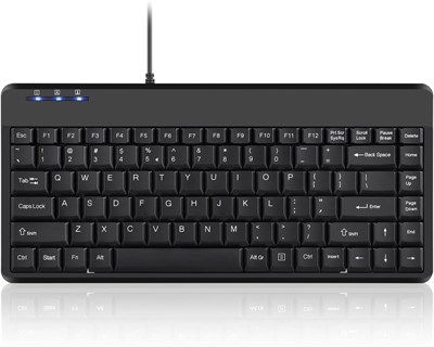 Мини-клавиатура Perixx PERIBOARD-409 U — USB — 315 x 147 x 21 мм — английская раскладка (США) 1000008282 - фото 533512