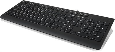 Проводная USB-клавиатура Lenovo 300 с регулируемым наклоном, эргономичная, Windows 7/8/10, GX30M39655, черная 1000008283 - фото 533517