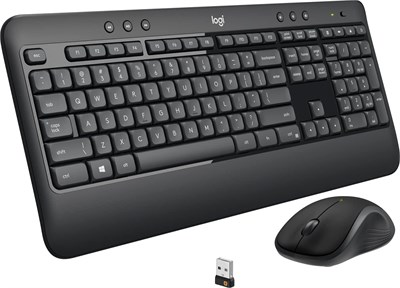 Комплект из полноразмерной беспроводной клавиатуры и мыши Logitech MK540 Advanced Scissor с беспроводным механизмом, черный 1000008374 - фото 533949