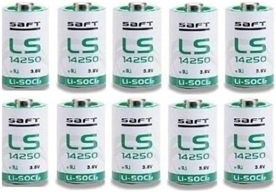 Батарейка Saft LS-14250 1/2 AA 3,6 В литиевая, неперезаряжаемая — упаковка из 10 штук 1000008420 - фото 534163