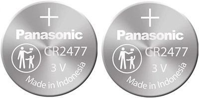 Литиевая батарейка Panasonic CR2477 3 В (комплект из 2 шт.) 1000008435 - фото 534213