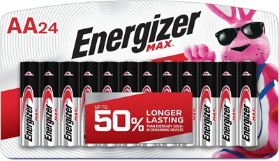 Батарейки Energizer AA, Max Double A, щелочные, 24 штуки 1000008459 - фото 534305