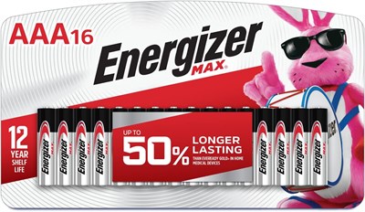 Стандартная батарейка Energizer E92LP-16, AAA, щелочная, PK16 Lighting, 16 шт., черная 1000008465 - фото 534335