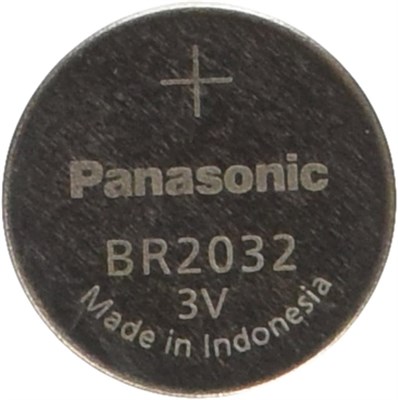 Литиевая батарейка-таблетка Panasonic BR2032 3 В 190 мА 1000008479 - фото 534390