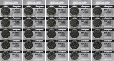 Батарейка Energizer 2032 CR2032 литиевая 3 В (упаковка по 5 штук) 1000008487 - фото 534419