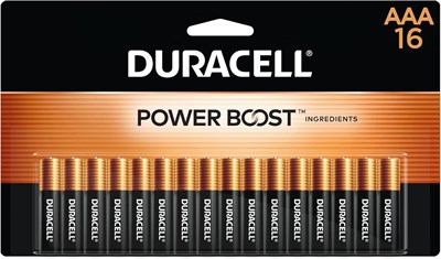 Duracell - Щелочные батарейки Coppertop Aaa - Долговечные, универсальные батарейки типа Triple A для дома и бизнеса - 16 штук 1000008490 - фото 534425