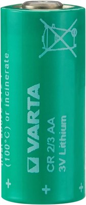 Литиевые батарейки Varta CR 2/3 AA 3,0 В, зеленые 1000008495 - фото 534443