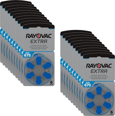 Батарейки для слуховых аппаратов Rayovac 120 675 Extra Advanced PR44 Батарейки для слуховых аппаратов 675AE A675 DA675 P675 PR675H 1000008498 - фото 534452