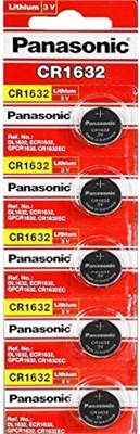 Литиевая батарейка Panasonic 3 В, размером с монету, Cr1632, упаковка из 10 штук 1000008513 - фото 534503