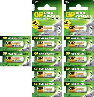 GP Gold Peak - Щелочные батарейки GP 23A - 12 шт. 1000008536 - фото 534581