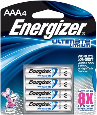 Аккумулятор Energizer Ultimate Lithium AAA — 4 шт. 1000008542 - фото 534603