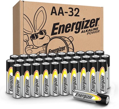 Батарейки Energizer AA, щелочные батарейки Double A с длительным сроком службы AP91DP-32, 32 шт. (упаковка из 1 шт.) 1000008562 - фото 534667