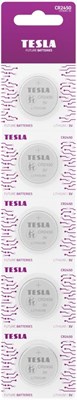 Батарейки TESLA CR2450 3 В, литиевые батарейки-таблетки, комплект из 5 батареек 1000008580 - фото 534736