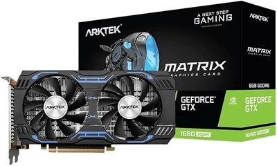 Видеокарта Arktek Geforce NVIDIA GeForce GTX 1660 DDR6 6 ГБ 192-бит Super Twin Fans 1000008610 - фото 534859