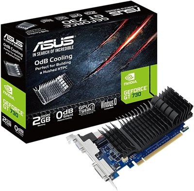 Графическая карта ASUS GeForce GT 730 2 1000008639 - фото 534996