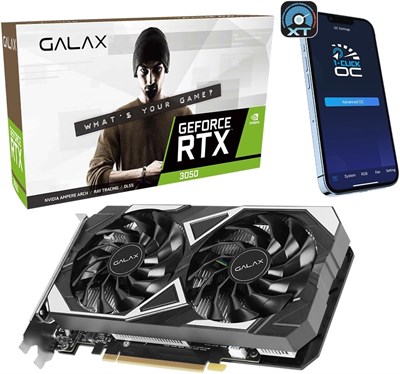 Видеокарта Galax Geforce Rtx 3050 Ex, 6 ГБ, GDDR6, 96 бит - 35nrldmd9oex 1000008642 - фото 535011