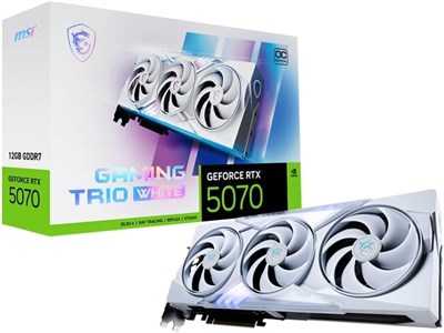Видеокарта MSI GeForce RTX 5070 12G Gaming Trio OC White VD9067 1000008652 - фото 535056
