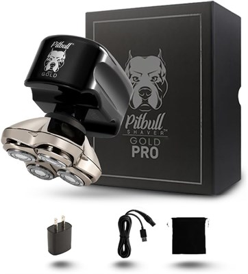 Мужская электрическая бритва для головы и лица Skull Shaver Pitbull Gold PRO 1000008754 - фото 535323