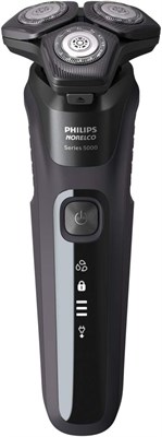 Бритва Philips Norelco Shaver 5300, аккумуляторная, для влажного и сухого бритья с выдвижным триммером, S5588/81, для мужчин 1000008838 - фото 535718