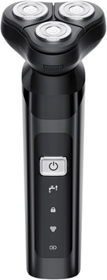 Электробритва для мужчин 9D Shaving Machine Hair Бритва для волос Аккумуляторная беспроводная бритва Прецизионная бритва Компактный дизайн, триммер для бороды Мягкий на ощупь эргономичный дизайн, зарядка Type C, черный цвет 1000008985 - фото 536417
