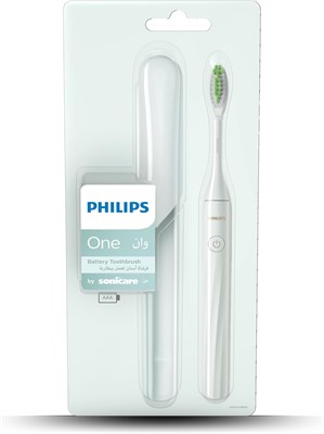Зубная щетка Philips Sonicare на батарейках | 2 минуты Smartimer и Quadpacer | Элегантная и легкая | Дорожный футляр | Зубная щетка на батарейках | Мягкая щетина | 90 дней работы от одной батарейки AAA | Мятно-голубой | HY1100/03 1000009256 - фото 536543