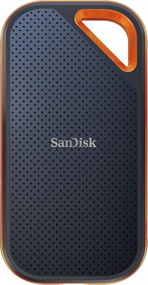 Портативный твердотельный накопитель SanDisk Extreme Pro 4 ТБ NVMe, USB C, до 2000 МБ/с, прочный и водостойкий, SDSSDE81 4T00 G25, синий, Extreme Pro, SDSSDE81 4T00 G25, 4 ТБ 1000009330 - фото 536848