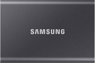 Портативный внешний твердотельный накопитель SAMSUNG SSD T7 ёмкостью 1 ТБ, до USB 3.2 Gen 2, надёжное хранилище для игр, студентов, профессионалов (MU-PC1T0T/WW), серый 1000009332 - фото 536858