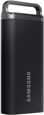 Портативный твердотельный накопитель Samsung T5 EVO 4 ТБ с интерфейсом USB 3.2 Gen 1, скоростью чтения и записи до 460 МБ/с, внешний твердотельный накопитель USB-C для Mac, ПК, Android, Smart TV и игровых консолей. 1000009337 - фото 536888