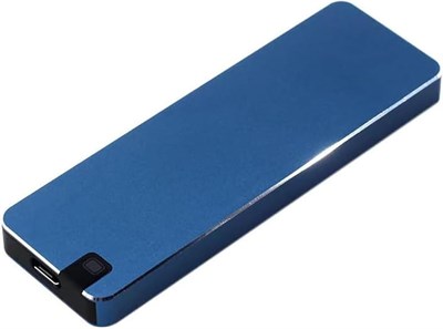 Портативный внешний твердотельный накопитель SSD 2 ТБ, внешний жесткий диск USB 3.1 Type-C, большой емкости, сверхтонкий, водонепроницаемый, пылезащитный, ударопрочный, устойчивый к давлению (синий) 1000009343 - фото 536917