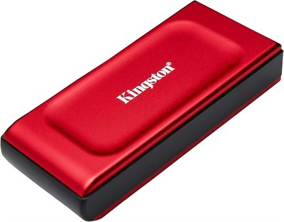 Внешний твердотельный накопитель Kingston XS1000 2 ТБ USB 3.2 Gen 2, портативный, красный - SXS1000R/2000G 1000009372 - фото 537046
