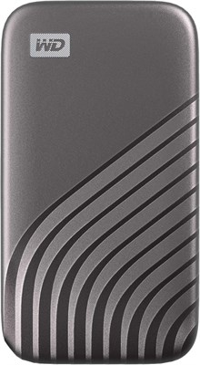 Внешний портативный твердотельный накопитель WD Western Digital My Passport SSD ёмкостью 1 ТБ, серый, до 1050 МБ/с — BAGF0010BGY-WESN 1000009374 - фото 537054