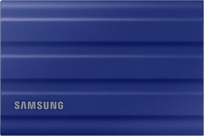 Портативный SSD-накопитель Samsung T7 Shield, USB 3.2 Gen 2 ТБ, скорость чтения 1050 МБ/с, записи 1000 МБ/с, синий, MU-PE2T0R/WW 1000009377 - фото 537069