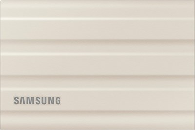 Samsung T7 Shield 1 ТБ USB 3.2 Gen 2 (10 Гбит/с), класс защиты IP65, скорость до 1050 МБ/с, внешний твердотельный накопитель (портативный SSD), бежевый (MU-PE1T0K) 1000009395 - фото 537157