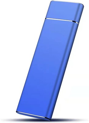 Внешний жесткий диск, большой емкости 2 ТБ, USB 2.0, тип C, портативный, сверхжесткий, ударопрочный, устойчивый к падениям, внешний, для передачи данных, подходит для ПК, настольного компьютера, ноутбука (синий) 1000009453 - фото 537439