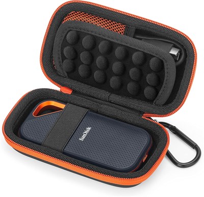 Жесткий чехол Yinke Fromsky для портативного внешнего твердотельного накопителя SanDisk Extreme Pro 500 ГБ, 1 ТБ, 2 ТБ, защитный чехол для хранения, черный??‰ 1000009474 - фото 537543