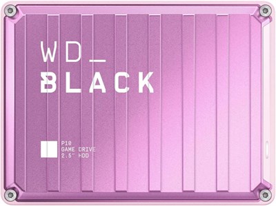 Игровой накопитель WD_BLACK P10 4 ТБ, портативный внешний жёсткий диск для мобильного доступа к вашей игровой библиотеке. Совместим с PlayStation, Xbox и ПК. Возможность сохранения до 150 игр. Включает предложение Discord NITRO на один месяц. PINK 1000009480 - фото 537573