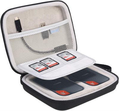 Внешний футляр Lacdo 2-в-1 для твердотельных накопителей SanDisk Extreme Portable SDSSDE60-G25 / G-Technology G-Drive Mobile SSD 250G, 500G, 1 ТБ, 2 ТБ, USB 3.1, USB-C, ударопрочный, черный 1000009526 - фото 537794