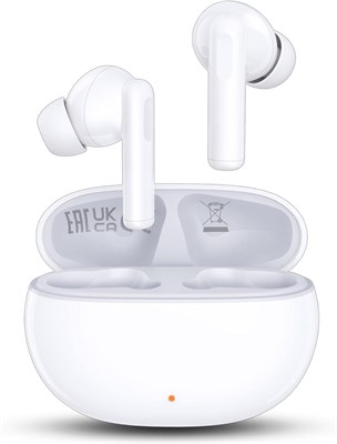 Беспроводные наушники-вкладыши HONOR CHOICE X7i Bluetooth 5.3, водонепроницаемые, с двумя микрофонами, активным шумоподавлением 45 дБ, 40 часов воспроизведения, объемным звуком для iPhone, Android, iPad (белые) 1000009587 - фото 538093